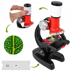 MIKROSKOP NAUKOWY DO ZABAWY UCZNIOWSKI AKCESORIA