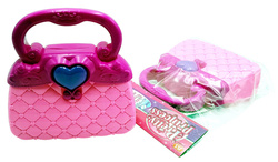 TOREBKA Na Kosmetyki KUFEREK ze Świecącym SERCEM