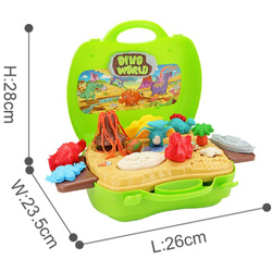 MASA PLASTYCZNA W WALIZCE ZESTAW KREATYWNY WALIZKA