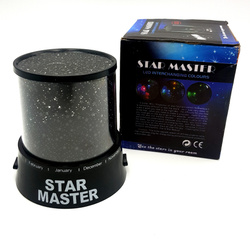 LAMPKA NOCNA MASTER PROJEKTOR GWIAZD LAMPA NA BATERIE DO POKOJU DLA DZIECI
