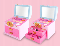 ZESTAW KOSMETYKÓW DO MAKIJAŻU W KUFERKU DLA DZIECI KOSMETYKI DZIEWCZYNKI