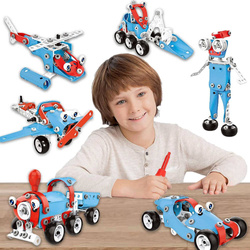 KLOCKI KONSTRUKCYJNE KREATYWNE EDUKACYJNE POJAZDY MAŁY KONSTRUKTOR 8W1