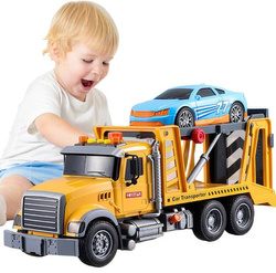 AUTO POMOC DROGOWA LAWETA TIR POJAZD ZESTAW SAMOCHÓD Z ŚWIATŁEM DŹWIĘKIEM