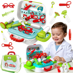 MAŁY LEKARZ ZESTAW LEKARSKI DOKTORA ZABAWKA W KUFERKU ZABAWA W LEKARZA
