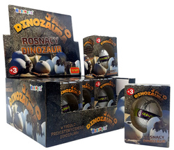 JAJO DINOZAURA ROSNĄCY WYKLUWAJĄCY Z JAJKA JAJKO