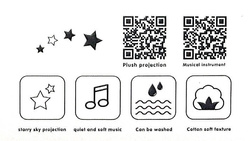 MIŚ POZYTYWKA I PROJEKTOR BYCZEK USYPIACZ DLA DZIECI NIEMOWLĄT LAMPKA NOCNA