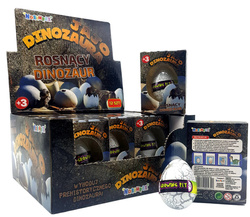 JAJO DINOZAURA ROSNĄCY WYKLUWAJĄCY Z JAJKA JAJKO