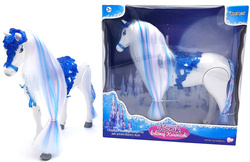 Duży CHODZĄCY KOŃ KONIK KUCYK dla LALKI LALEK DŹW.