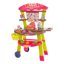 SKLEP Supermarket Stragan dla DZIECI Kasa sklepowa koszyk z zakupami