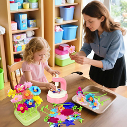 MASZYNKA DO ROBIENIA KWIATÓW ZESTAW KWIATY OGRÓD BUKIET 3D DLA DZIEWCZYNKI