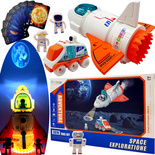 Rakieta z projektorem planet Zestaw kosmiczny STACJA Astronauta UFO Robot