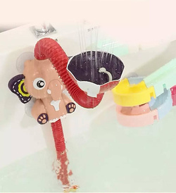 PRYSZNIC SŁOŃ ZABAWKA DO KĄPIELI DLA DZIECI ZABAWA W WANNIE FONTANNA WODY