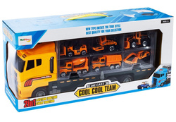 Auto LAWETA Tir WALIZKA 6x Resoraki Auta WYRZUTNIA