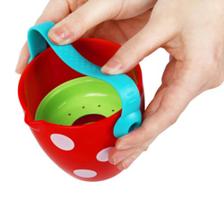 Zestaw KUBECZKI PRZELEWOWE WIADERECZKA do kapieli wody wanny zabawy na plaż