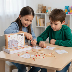 Gra Logiczna Matchstick Men Zagadki Logiczne Patyczki Zapałki Drewniane