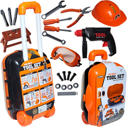 NARZĘDZIA W WALIZCE CAYEE ZESTAW MAJSTERKOWICZA PRZENOŚNY WARSZTAT ZABAWKA