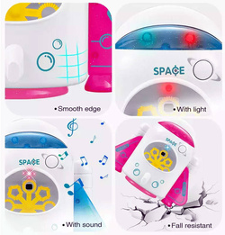 AUTOMAT DO BANIEK MYDLANYCH MASZYNA RAKIETA ZABAWKA NA BAŃKI MYDLANE + PŁYN