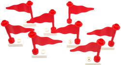 Klocki konstrukcyjne ZESTAW TOR PARKING WYRZUTNIA DLA AUTA +4 AUTKA