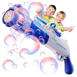 SHOTGUN KARABIN DO BANIEK AUTOMAT NA BAŃKI MYDLANE PISTOLET LED NA BATERIE