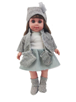 LALKA SŁODKA MAJA W PŁASZCZU PLUSZOWA LALKA DO PRZYTULANIA DLA DZIEWCZYNKI