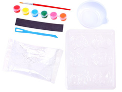 Zestaw MAGNESY 6x POJAZDY budowlane DŹWIG KOPARKA