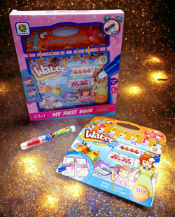 KOLOROWANKA książka WODNA ' Na zakupach ' do nauki