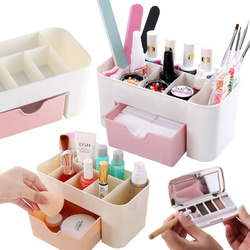 SZKATUŁKA ORGANIZER NA KOSMETYKI POJEMNIK KUFEREK NA BIŻUTERIE SZUFLADA