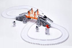 Tor kosmiczny elastyczny samochodowy Astronauci łazik RAKIETA prom 202 elem