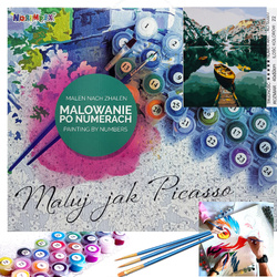 Obraz MALOWANIE PO NUMERACH Na Krośnie dla dzieci