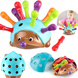 JEŻYK ZABAWKA SORTER UKŁADANKA EDUKACYJNA NAUKA