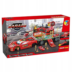 PARKING Z AUTKAMI AUTA SAMOLOT AUTO GARAŻ ZE ZJEŻDŻALNIĄ DLA AUTEK TOR SAMO