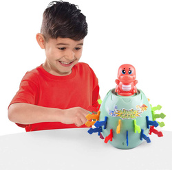 Gra DINOZAUR w beczce WESOŁA dla rodzinna dzieci SKARBONKA zabawka SZALONY