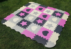 DUŻA MATA PIANKOWA 52 PUZZLE GRUBA XXL BEZPIECZNA