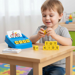 GRA EDUKACYJNA DOPASUJ LITERY SŁÓWKA SŁOWA DO NAUKI ANGIELSKIEGO DLA DZICEI