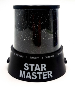 LAMPKA NOCNA MASTER PROJEKTOR GWIAZD LAMPA NA BATERIE DO POKOJU DLA DZIECI