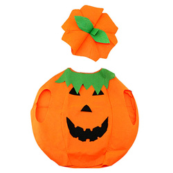 Strój Przebranie Na HALLOWEEN Karnawał Kostium Dla Dzieci DYNIA Zestaw