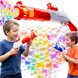 SHOTGUN KARABIN DO BANIEK AUTOMAT NA BAŃKI MYDLANE PISTOLET LED NA BATERIE