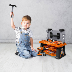 WARSZTAT ZESTAW MAJSTERKOWICZA NARZĘDZIA WIERTARKA PIŁA 63el Walizka KUFER