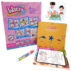 MALOWANKA NA WAKACJE KSIĄŻKA DO KOLOROWANIA Z PISAKIEM WODNYM DLA DZIECI