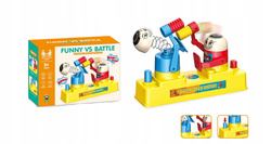 GRA DLA DWOJGA ZBIJAK MŁOCIARZE BITWA POJEDYNEK DLA DZIECI 3-6 BEZ BATERII