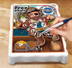 PIRAT operacja Gra elektroniczna DOKTOR zabawa w LEKARZA Pirate Game