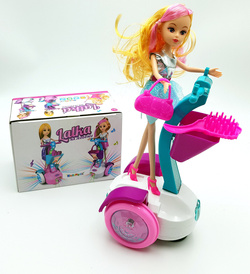 LALKA NA JEŻDZĄCEJ HULAJNODZE ELEKTRYCZNEJ muzyka