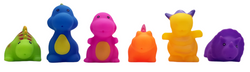 ZABAWKA DINOZAURY DO KĄPIELI MIĘKKIE FIGURKI ZABAWKI DO WODY DLA DZIECI