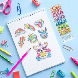 HAFT DIAMENTOWY MOZAIKA DIAMOND PAINTING MALOWANIE DIAMENTAMI SZABLON FABER