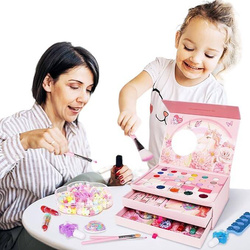 Kosmetyki zestaw do makijażu kuferek na prezent dla dziewczynki dzieci