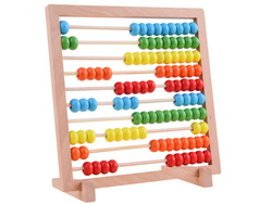 Drewniane Kolorowe LICZYDŁO szkolne ZA4448