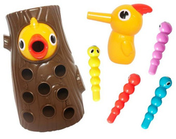 Gra Zręcznościowa Magnetyczna Dzięcioł Robaczki