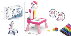 Projektor STOLIK do nauki rysowania tablica rzutnik zabawka malowania pisak