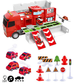 Parking Piętrowy Garaż Straż Pożarna AUTO rozkładany TOR TIR WÓZ STRAŻACKI