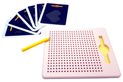 MAG PAD DUŻA TABLICA MAGNETYCZNA KULKI + Szablony